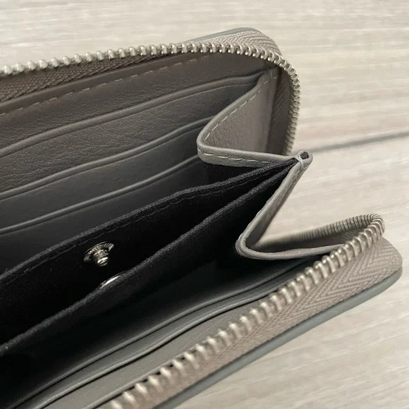 All Saints Taupe Leather wallet - Picture 5 of 6